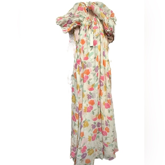 full sleeves midi dress for women Petal and Pup Irene Long Sleeve Midi Dress